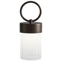 Claretta Portable Table Lamp Bronze Lacquered By Contradi