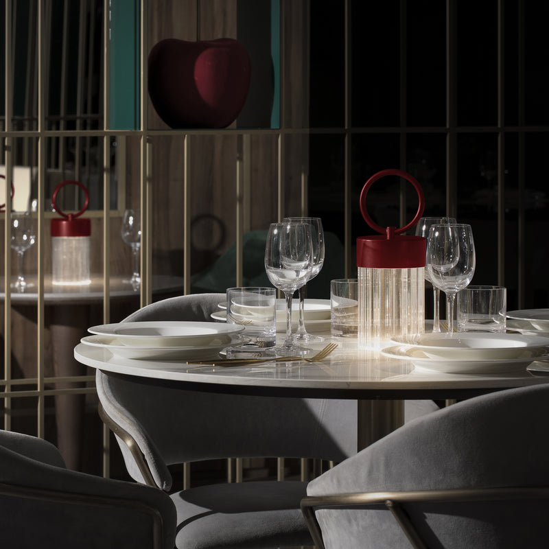 Claretta Portable Table Lamp By Contradi - Lifestyle View17