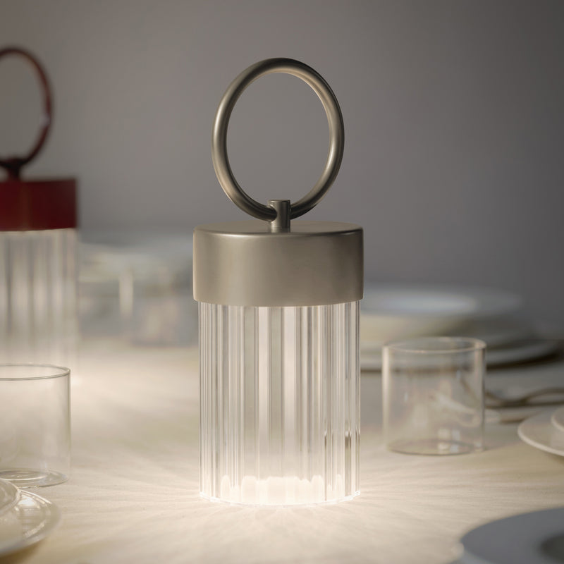 Claretta Portable Table Lamp By Contradi - Lifestyle View18