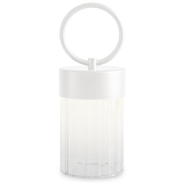 Claretta Portable Table Lamp Matt White Lacquered By Contradi