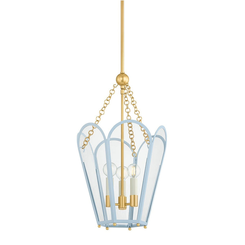 Clarisse Lantern - Aged Brass