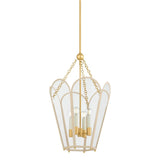 Clarisse Lantern - Aged Brass