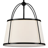 Clarke Drum Pendant 16.25 Inch Black By Hinkley - Detailed View