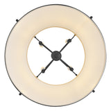 Clarke Drum Pendant 16.25 Inch Black By Hinkley - Down View