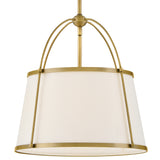 Clarke Drum Pendant 16.25 Inch Lacquered Brass By Hinkley - Detailed View