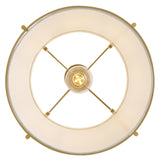 Clarke Drum Pendant 16.25 Inch Lacquered Brass By Hinkley - Down View
