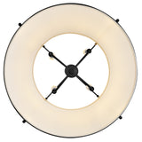 Clarke Drum Pendant 25.25 Inch Black By Hinkley - Down View