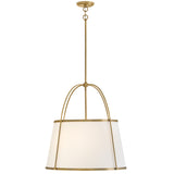 Clarke Drum Pendant 25.25 Inch Lacquered Dark Brass By Hinkley - Front View