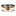Clarke Round Flush Mount 13 Inch Black & Aged Gold Brass