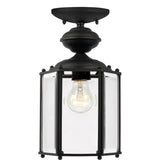 Classico Outdoor Pendant — Black