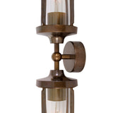 Clayton Double Wall Light - Antique Brass