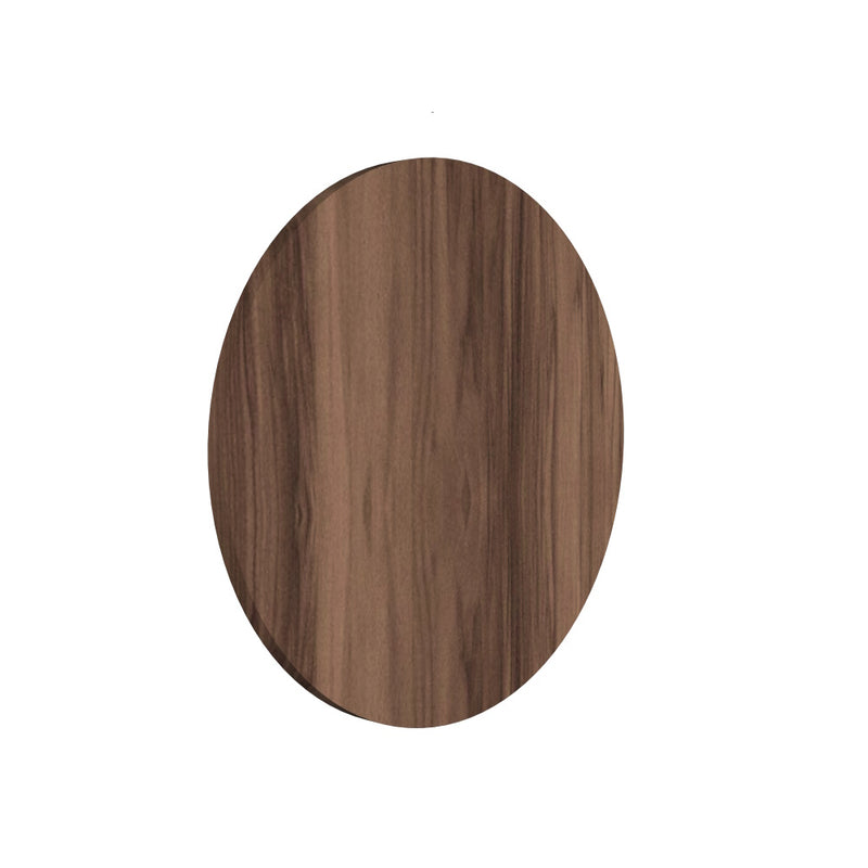 Clean Round Wall Sconce By Accord Lighting, Finish: American Walnut