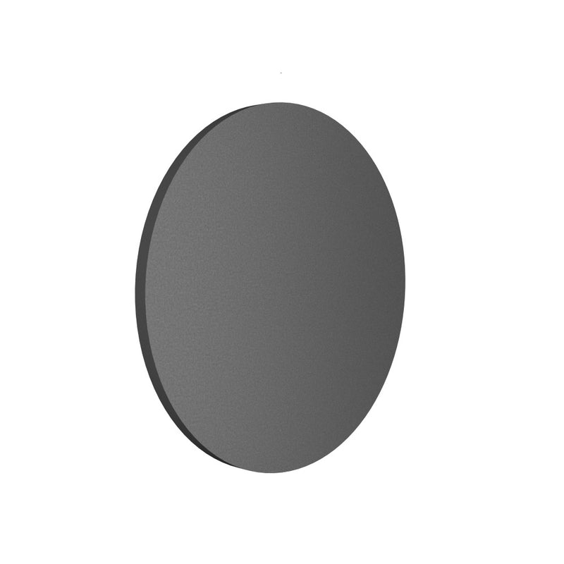 Clean Round Wall Sconce By Accord Lighting, Finish: Lead Grey
