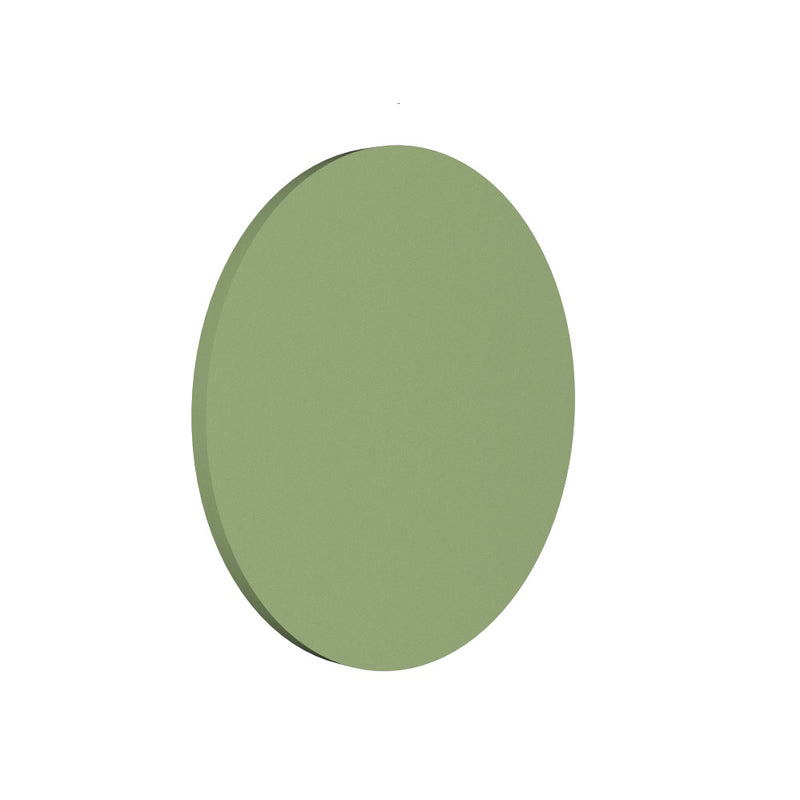 Clean Round Wall Sconce By Accord Lighting, Finish: Olive Green