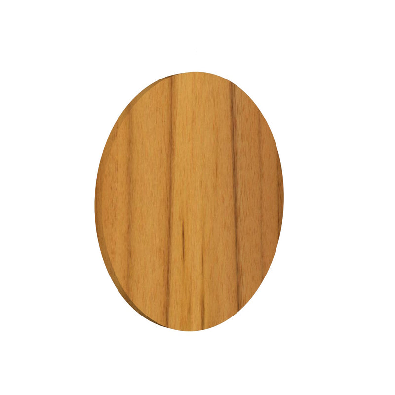 Clean Round Wall Sconce By Accord Lighting, Finish: Teak