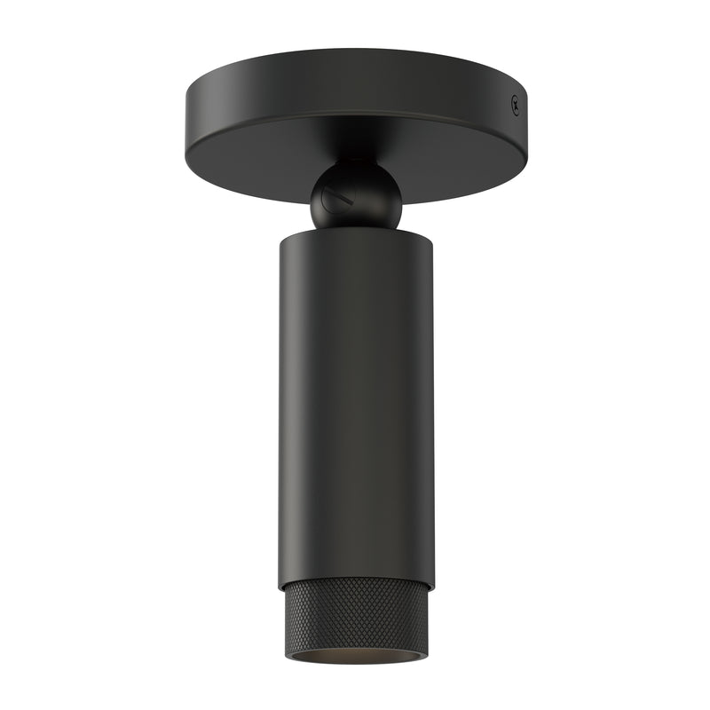 Cleo Adjustable Spot Light by ET2 - Black, ceiling-mounted with adjustable spotlight head pointing down