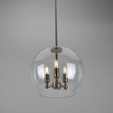 Clermont Mini Chandelier - Antique Brass