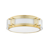 Clifford Flush Mount - Aged Brass by Hudson Valley