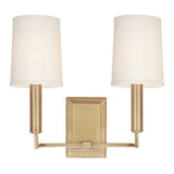 Clinton Wall Sconce - 2-Light - Aged Brass by Hudson Valley