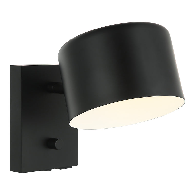Clinton Wall Sconce Black