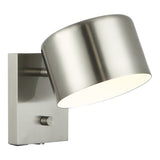 Clinton Wall Sconce Brushed Nickel