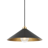 Clivedon Pendant - 20 Inch - Aged Brass with Distressed Bronze by Hudson Valley