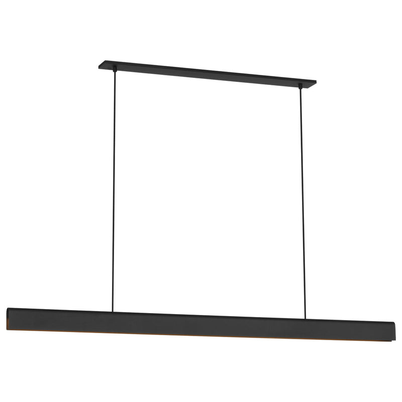 Cloak Linear Suspension Nightshade Black By Visual Comfort Main View 1