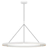 Cloak Round Chandelier Large Matte White By Visual Comfort Main View 1