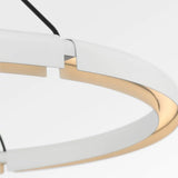 Cloak Round Chandelier Medium Matte White By Visual Comfort Detailed View 2