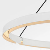 Cloak Round Chandelier Small Matte White By Visual Comfort Detailed View 1