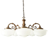 Clones Chandelier - Antique Brass
