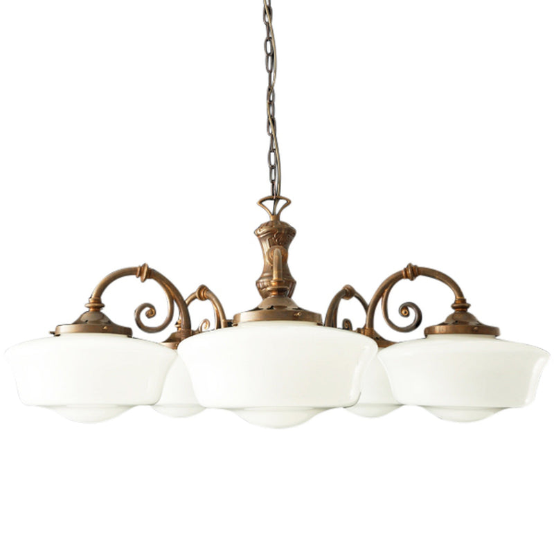 Clones Chandelier - Antique Brass