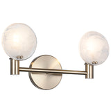 Cloudburst Vanity Light 2 Lights By Matteo - Side View1