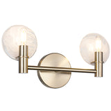 Cloudburst Vanity Light 2 Lights By Matteo  - Side View2