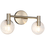 Cloudburst Vanity Light 2 Lights By Matteo - Side View4