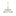 Clover 2-Tier Chandelier 39.25'' Aged Brass