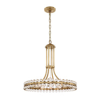 Clover Chandelier 22.5" Aged Brass