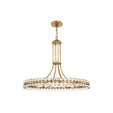 Clover Chandelier 22.5" Aged Brass