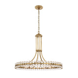 Clover Chandelier 28.75" Aged Brass