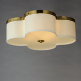 Clover Flush Mount Satin Brass by Maxim Lighting