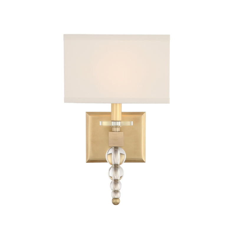 Clover Sconce 9.5'' Aged Brass