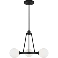 Clybourn Chandelier — 21", Midnight Black