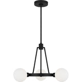 Clybourn Chandelier — 21", Midnight Black