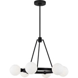 Clybourn Chandelier — 26", Midnight Black