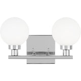 Clybourn Vanity Light — 13 1/4", Chrome