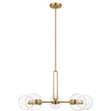 Codyn Chandelier — 34", Satin Brass