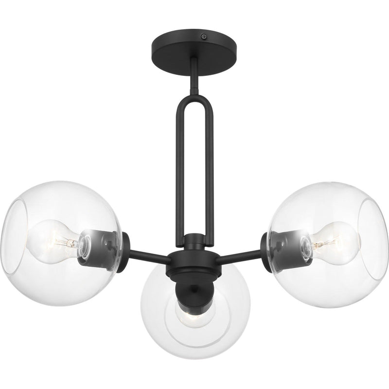 Codyn Convertible Semi-Flushmount — 22", Midnight Black