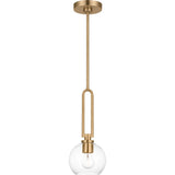 Codyn Mini Pendant — 10", Satin Brass