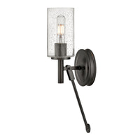 Collier Medium Single Light Sconce - Black Oxide - by Hinkley