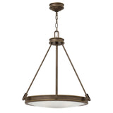 Collier Small Pendant - Light Oiled Bronze - by Hinkley